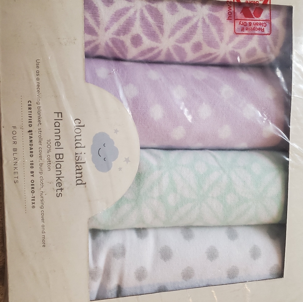 Flannel baby blankets